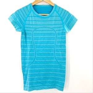 LULULEMON SIZE 6 SWIFTLY SHORT SLEEVE T SHIRT